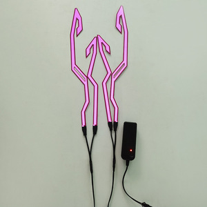 Casque lumineux EL Strip Night Riding Safety Gear pour motocyclistes, cyclistes et livreurs - Product Image 6