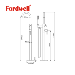 <span class=keywords><strong>Vasca</strong></span> <span class=keywords><strong>da</strong></span> <span class=keywords><strong>bagno</strong></span> personalizzata rubinetti doccia a pavimento rubinetti <span class=keywords><strong>da</strong></span> <span class=keywords><strong>bagno</strong></span> Free-Standing in ottone miscelatori - Product Image 3