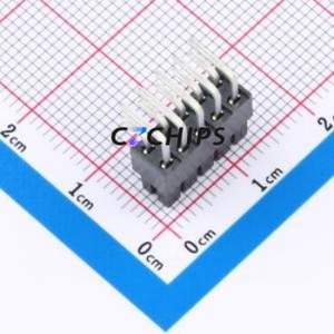 IPS1-105-01-L-D-RA Pin Socket Bent Lead Through Hole,P=2.54mm Connector 2.54mm 2.54mm Right Angle Insert Double Row - Product Image 2