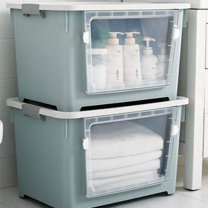 Xingyou Hộp đựng đồ hộp đựng đồ trong suốt vỏ sò đồ chơi đồ ăn nhẹ bằng nhựa mở phía trước gia dụng - Product Image 1