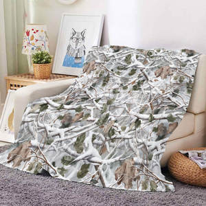 Couverture en peluche douce et chaude à imprimé vache camouflage animaux de la ferme occidentale, idéale pour la maison, la voiture, l'avion, les voyages et le camping (vente en gros) - Product Image 4