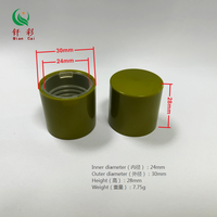 Bouchons de bouteille de boisson anti-déversement de haute qualité 24/410 mm 100 ml, surface lisse, couleur personnalisable, PP double couche