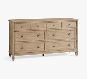 Cómodas de Madera Natural con 6, 8 o 9 Cajones, Estructura de Madera, Gabinete Aparador para Dormitorio - Product Image 3