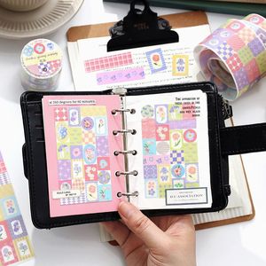 1 rollo de cinta Washi serie Spring y Jingming manual teléfono móvil tarjeta trasera DIY Collage - Product Image 4