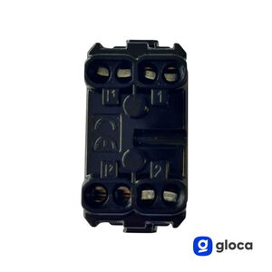 Interruptor de Pared Doble Gloca, 10A 250V, 2 Botones, Plástico MT1202, Diseño Minimalista - Product Image 6