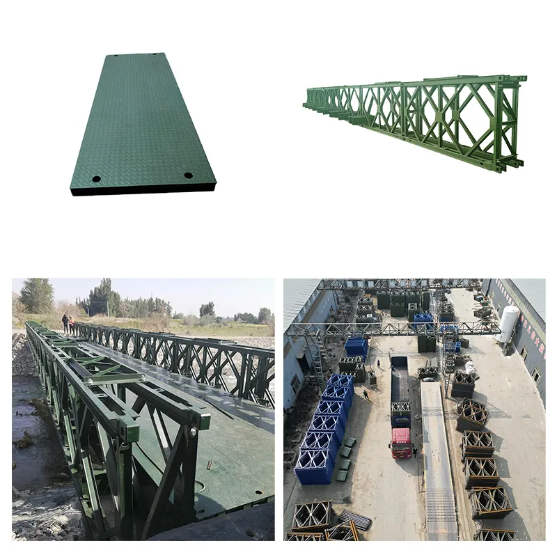 Hot selling long-life and durable steel structure bridge Bailey Bridge