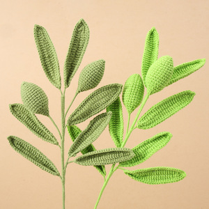Décoration de plante artificielle en forme de branche d'olivier verte Kexiang pour bureau, mariage, photographie - Product Image 2