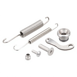 Pièces de rechange pour moto <span class=keywords><strong>KTM</strong></span> 250/<span class=keywords><strong>350</strong></span>/450/XCF <span class=keywords><strong>2016</strong></span> 500 EXC 350EXC-F 2017-2019, béquille latérale en acier inoxydable, ressorts, boulons - Product Image 2