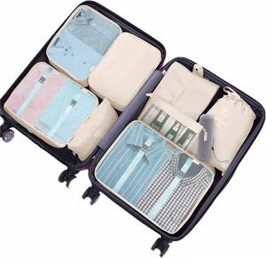6 Set Packing Cubes Travel Luggage Packing Organizers Set <b>Compression</b> Storage Shoe <b>Bag</b> Clothing Underwear <b>Bag</b> - Product Image 3