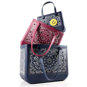 Bolsa de Playa de EVA con Logotipo Personalizado, Gran Capacidad, Estilo Bog, con Parte Superior Abierta, Material EVA Impermeable, Patrón Personalizable - Product Image 1