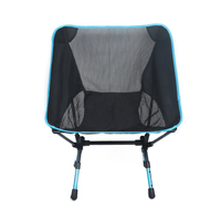Nouvelle Arrivée Chaise Lune Pliante Portable Bleue Durable à Hauteur Réglable pour Camping et Plage, Design Moderne en Tissu Oxford