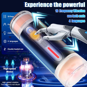 Masturbador Masculino Automático, Juguetes Sexuales, Penetración Vaginal, Voz Sexy, <span class=keywords><strong>Sexo</strong></span> Oral, Vibrador con Sonidos, Juguete Sexual para Hombres - Product Image 4