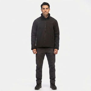 Chaqueta de Lona Impermeable con Capucha para Hombre, Personalizada, de Finas Hilas, con Cuello Alto y Forro de Lino, Estilo Vintage, OEM, para Exteriores - Product Image 1