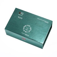 Boîte cadeau de soins de la peau sur mesure à couvercle rabattable avec gaufrage, emballage haut de gamme style livre, sensation premium, cadeaux cosmétiques