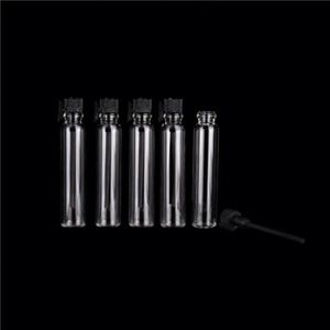 Flacon pulvérisateur 0,5 ml 1 ml 2 ml 3 ml en verre transparent, mini flacon portable rechargeable pour échantillon de parfum, avec bouchon personnalisé estampé à chaud et pompe roll-on - Product Image 5