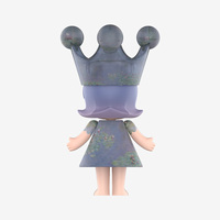 POPMART MEGA ROYAL MOLLY 400% Monet-Les Nymphéas: Оригинальные аниме-фигурки, коллекционные куклы для дома, загадочные коробки
