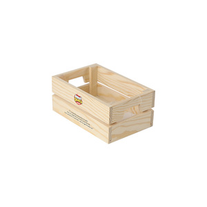 Longneng Wooden <b>Crates</b> Rectangular Stackable Solid Box For Fruit Storage Display Decoration General Use - Product Image 2