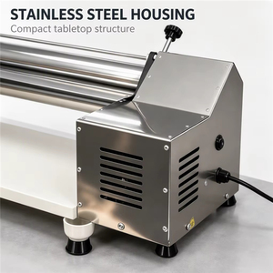 Máquina Laminadora de Masa de Sobremesa, Rodillo de Masa Comercial para Hacer Hojas de Masa de Croissant y Hojaldre - Product Image 5