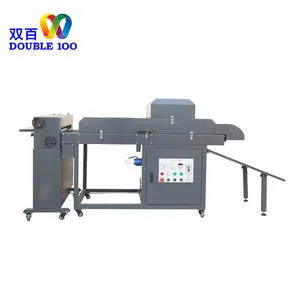 Dubbele 100 Kleine Handleiding Vernis 650 Uv Coating Machine Lamineren Machine Voor Papier