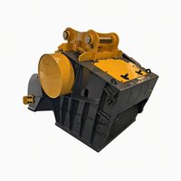 Broyeur à mâchoires hydraulique pour excavatrice, idéal pour la concassage de roches, le recyclage des agrégats de carrière, la démolition de béton