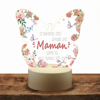 Veilleuse Licorne pour Enfants, 16 Couleurs Changeantes avec Interrupteur, Piles AAA, LED, Matériau ABS, Lampe de Chevet à Illusion Optique