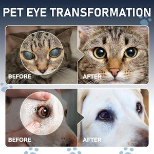 Detergente per Macchie Lacrimali per Animali Domestici con Logo Personalizzato, Trattamento per <span class=keywords><strong>Occhi</strong></span> Secchi e Infestazioni, Gocce Oculari per Cani e Gatti, Medicina Oculare per Animali - Product Image 3