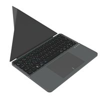 Keyboard BT lipat pabrik OEM dengan casing magnetis, Keyboard Mini 64 tombol dengan Touchpad, Keyboard ultra-tipis