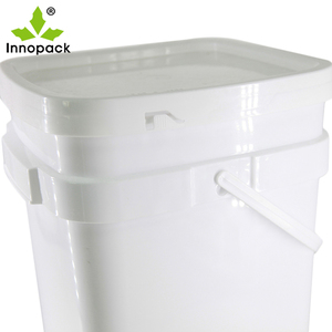 8.5 Gallon Food Packaging square <b>Bucket</b> <b>with</b> <b>Lid</b> for Shampoo Laundry Detergent - Product Image 2