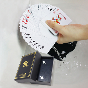 Cartes de jeu de poker en plastique PVC imprimées personnalisées, imperméables, espagnoles, 40 cartes en PVC, 12 jeux de cartes de poker de casino avec étui - Product Image 2
