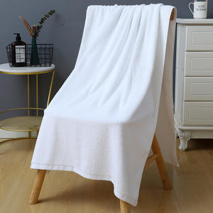 <span class=keywords><strong>Serviette</strong></span> de bain en coton blanc pur pour hôtel et maison d'hôtes, couleur unie, écologique, antimicrobienne, minimaliste, douce, haute absorption, pour adultes - Product Image 3