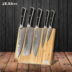 سكين طاه ياباني تصميم جديد عالي الطلب 9-داماكوس VG10 مقبض ساطور لحم Cleaver G10 - Product Image 4