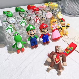 Dessin animé 3d Pvc Anime Super Marios Bros <span class=keywords><strong>porte</strong></span>-clés champignon Luigi Yoshi <span class=keywords><strong>porte</strong></span>-clés <span class=keywords><strong>porte</strong></span>-clés cadeau promotionnel <span class=keywords><strong>porte</strong></span>-clés personnalisé en caoutchouc - Product Image 4