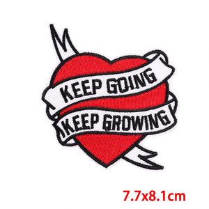 Patch brodé personnalisé pour fille, lettre inspirante et encourageante, à thermocoller, vente en gros, pour vêtements, chapeaux, sacs - Product Image 6