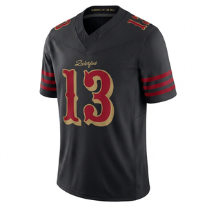 Maillot de football américain cousu de haute qualité 2025 – Numéro 23 # Mccaffrey 13 # Purdy 85 # Kittle 97 # Bosa Respirant et à séchage rapide 100% - Product Image 1