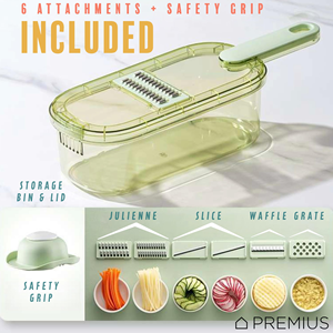 Hachoir à légumes multifonctionnel, hachoir et trancheur professionnel pour légumes et aliments avec récipient - Product Image 3