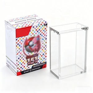 Caja de Exhibición Magnética de Acrílico Transparente, Estuche Protector para Colección TCG, Superventas - Product Image 5