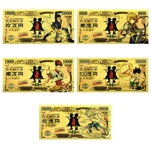Ensemble de cartes commémoratives avec billet de banque en feuille d'or pour chasseur professionnel de la faune, objet de collection pour <span class=keywords><strong>sportif</strong></span> de plein air - Product Image 1