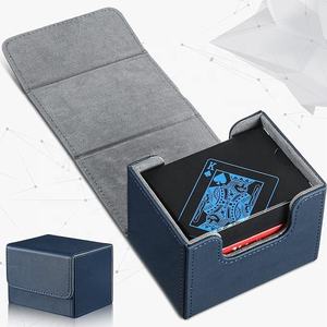 Torson Durable 100 + boîte de pont en cuir PU pour jeux de rassemblement magique pour Yu-Gi-Oh TCG TCC mallette de rangement ludique pour cartes à jouer - Product Image 5
