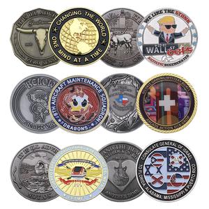 Coleção Exploração 2D 3D Personalizado Artesanato De Metal Comemorativo Banhado A Epóxi Preto Adesivo Moeda Moda Halloween-themed - Product Image 1