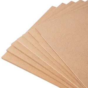 Fornecedores 3Mm 6Mm 15Mm 16Mm 18Mm 1220*2440Mm 2-30 Mm Plain MDF Cabinet Board/ Raw HDF MDF Placas Para Decoração de Móveis