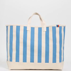 Custom <b>Large</b> Tote <b>Bag</b> for Women <b>Canvas</b> Purses Handbags Organic Cotton Durable Shopping Groceries Beach All Over Striped Tote - Product Image 1