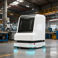 Châssis de robot mobile autonome personnalisable AMR, châssis de robot mobile industriel de levage, capacité de charge de 400 kg, châssis AGV avec laser SLAM