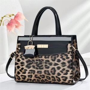 Hot Selling Leopard Handbags Women <b>Shoulder</b> <b>Sling</b> Bags Waterproof PU Totes - Product Image 5