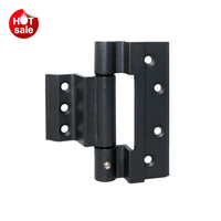 Charnière de porte à ressort pivotante à coin rond, réglable, facile à installer et durable, pour quincaillerie de fenêtre, fabriquée par un professionnel