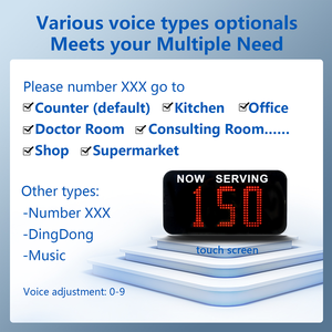Số không dây chờ đợi xếp hàng khách hàng gọi hệ thống quản lý hàng đợi - Product Image 5