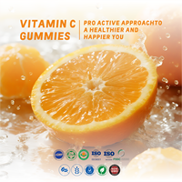 Complément alimentaire pour adultes personnalisé OEM/ODM, gommes à la vitamine C de marque, 250 mg