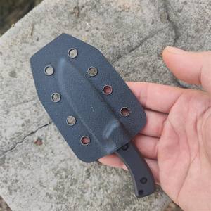 छोटे सीधे 420 स्टील ब्लेड चाकू जी 10 हैंडल फिक्स्ड ब्लेड शिकार बचने का उपकरण - Product Image 6