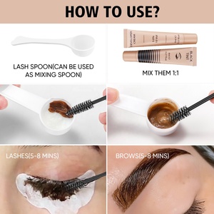 Kit Profesional para Teñir Cejas y Pestañas, Tinte Negro para Cejas, Crema para Colorear Pestañas, Tinte Negro para Cejas - Product Image 4