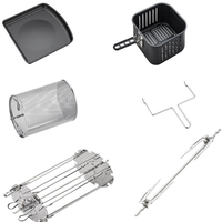 Friteuse électrique à usage domestique en gros 12L 14L 18L 20L Four avec friteuse à air numérique domestique Four