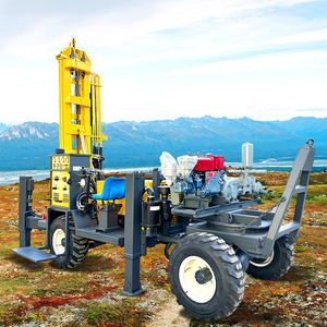 휴대용 디젤 공압 물 우물 드릴링 장비 최대 200m 시추공 드릴링 머신 깊은 우물 회전 드릴링 장비 - Product Image 6